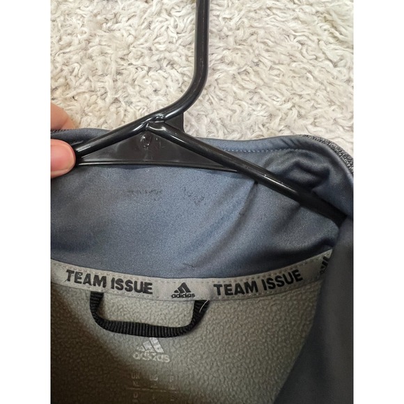 NC State Wolfpack Basketball Half Zip Pullover Mens XL Gray Team Issue College - Picture 6 of 9